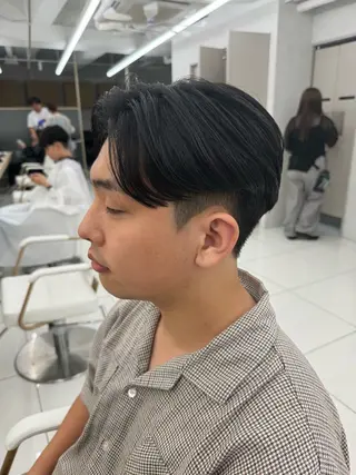 ショート パーマ メンズ 【メンズ縮毛矯正】 田中秀斗のヘアスタイル