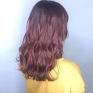 セミロング カラー ヘアアレンジ 川上 麻梨阿のヘアスタイル