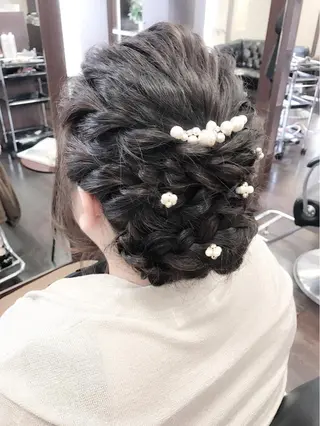 ロング ヘアアレンジ 沢田 瞳のヘアスタイル