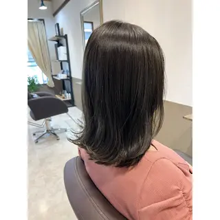 ミディアム カラー 坂井田 浩樹のヘアスタイル
