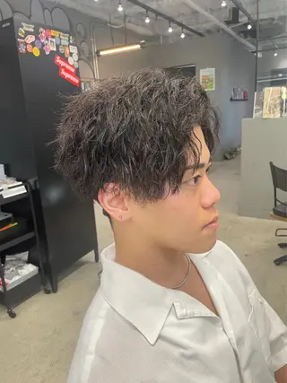 パーマ メンズ メンズ専門サロン wokeのヘアスタイル