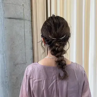 ヘアアレンジ 🌷川崎/ボブ/ アレンジ/コトネ🌷のヘアスタイル