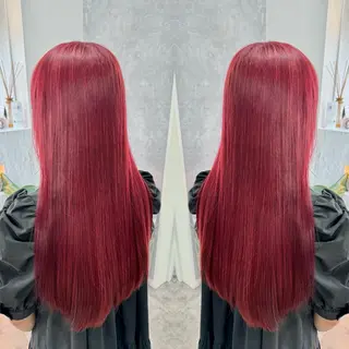 ロング カラー 髪質改善カラー🪞 美髪縮毛矯正🪞城のヘアスタイル