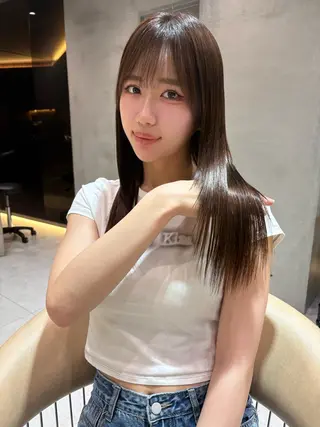 ロング 仙台I韓国レイヤー I髪質改善I伊藤拓海のヘアスタイル