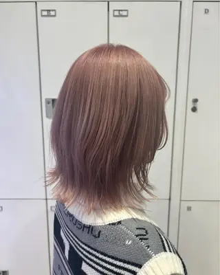 ミディアム カラー 🫧【ちゅるんカラ ー】あいみ🫧のヘアスタイル