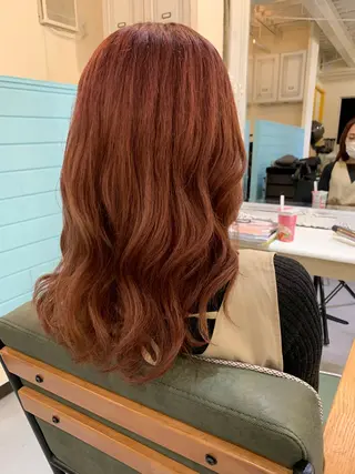 ミディアム カラー amphihair 高橋祐也のヘアスタイル