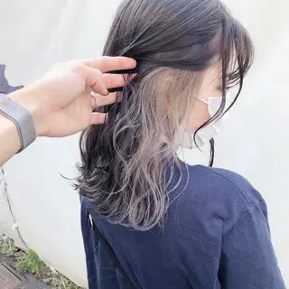 ミディアム カラー ⭐️DAIKI⭐️ ハイトーン/髪質改善のヘアスタイル