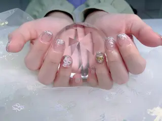 ネイル パーツ全部¥110 サロンミミのネイルデザイン