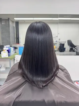 ミディアム 髪質改善メニュー 長井 美佐子のヘアスタイル