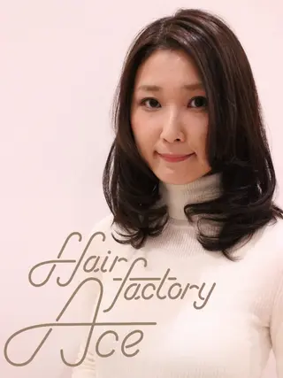 ミディアム 所渉/韓国レイヤー /ウルフカットのヘアスタイル