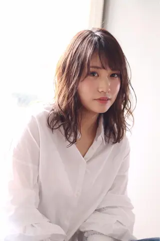 セミロング 疋田 翼のヘアスタイル