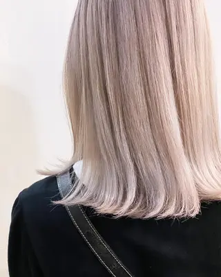 セミロング カラー LOVESTOIKE 堂本のヘアスタイル