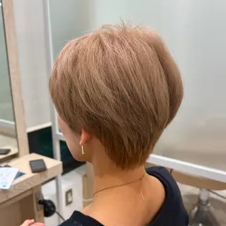 ショート カラー EARTH菊名店👾 ひらのすぐるのヘアスタイル