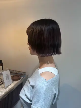 ショート カラー ヘアアレンジ 💠urara opus💠🩵のヘアスタイル