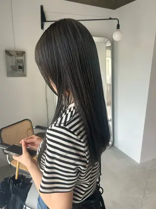 ロング kana shimizuのヘアスタイル