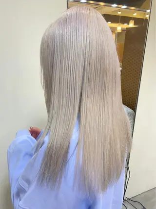 セミロング カラー 酸性ストレート 🇰🇷しゅうのヘアスタイル