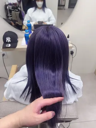 ミディアム カラー メンズ レイヤー ウルフ 弓木啓輔のヘアスタイル