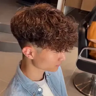 メンズ メンズ専門/パーマ 特化/栄/北出瑞貴のヘアスタイル