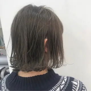 ショート カラー ヘアアレンジ 美髪矯正/透明感カラ ー🫧YUUKI🫧のヘアスタイル