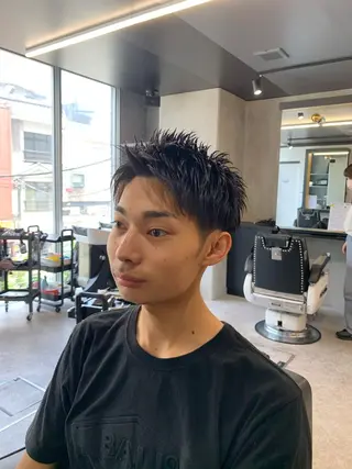 ショート メンズ メンズカット 大畑公平のヘアスタイル