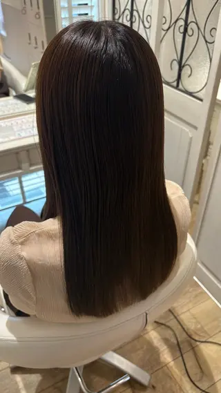 ロング 似合わせ 顔周りYUUGAのヘアスタイル