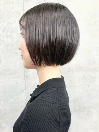 ショート ボブ/ゆるふわ ボブパーマ/とういのヘアスタイル