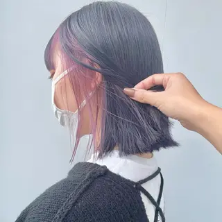 ショート カラー もにか🌞原宿/渋谷 🌝ブリーチカラーのヘアスタイル