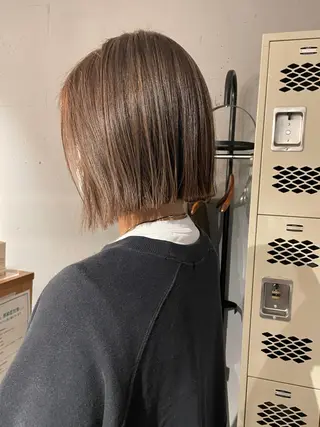 ミディアム カラー 東 みのりのヘアスタイル