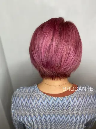 ショート カラー BROCANTE立川 karasawa.nのヘアスタイル