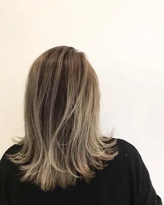 ミディアム カラー 松本 潔樹のヘアスタイル