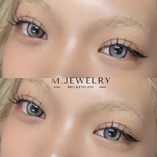 マツエク・マツパ M.jewery Aoiのマツエク・マツパデザイン