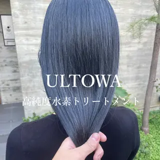 セミロング カラー 顔周りカット 【オノザワリョウ】のヘアスタイル