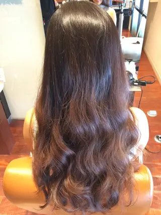 ロング カラー 松田 類生のヘアスタイル