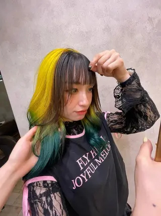 ロング カラー PooL ♥ かたやま ひなこのヘアスタイル