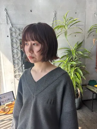 ショート カラー 大林 エリコのヘアスタイル