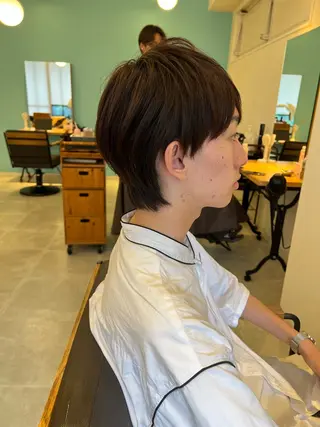 ショート メンズ あくつ べんのヘアスタイル