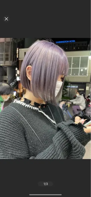 ミディアム カラー メンズ ネイル designcolo r/似合わせNOKAのヘアスタイル