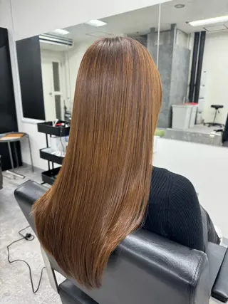 セミロング 髪質改善メニュー 長井 美佐子のヘアスタイル