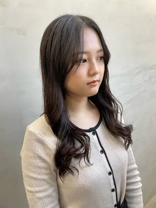 セミロング 高山🐬髪質改善 池袋で縮毛矯正のヘアスタイル