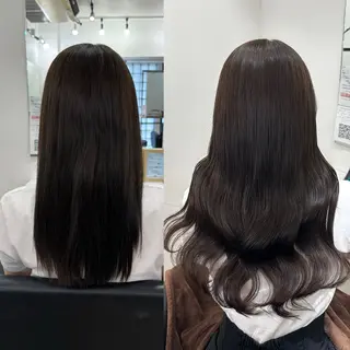 ロング ハイトーン/エクステ 韓国風/y2kカイラのヘアスタイル