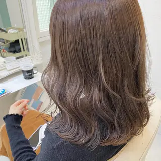 ミディアム カラー ヘアアレンジ マツエク・マツパ アイブロウ 透明感カラー🫧ヘア セット🫧松本菜月の眉毛・アイブロウイメージ