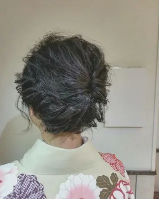 ショート カラー パーマ ヘアアレンジ 前田 裕介のヘアスタイル