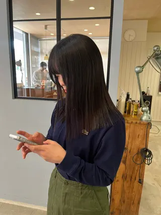 ロング 福井 莉帆のヘアスタイル