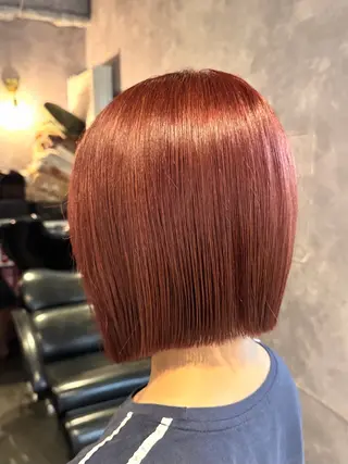 ショート カラー 🩶鈴木茉奈🩶艶髪 /透明感/暖色カラーのヘアスタイル