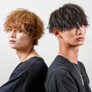 ミディアム メンズ ✨透明感／艶／ レイヤー／相原楓🍁のヘアスタイル
