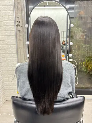 ロング カラー すぐ巻ける縮毛矯正 🍀勝倉　麗のヘアスタイル
