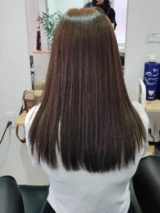 カラー ロング CLOVER蒲田店 コベニ✂️🎨💅のヘアスタイル