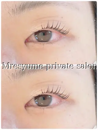 マツエク・マツパ Mresyume MAYUのマツエク・マツパデザイン