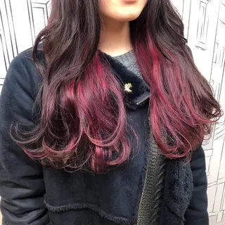 ロング カラー TOMOKA 艶髪/透明感カラーのヘアスタイル
