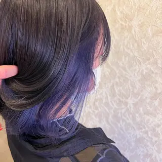 ミディアム カラー ブリーチ/髪質改善/ レイヤー/YUTOのヘアスタイル